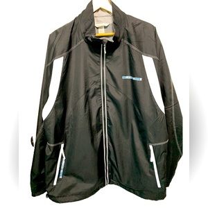 North End Razers Edge Black Lightweight Windbreaker Jacket XXL TTG